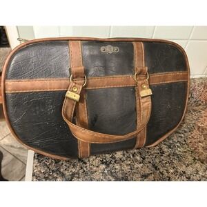 FS Originals Vintage Leather Handgun Travel Bag Gun Case Brown